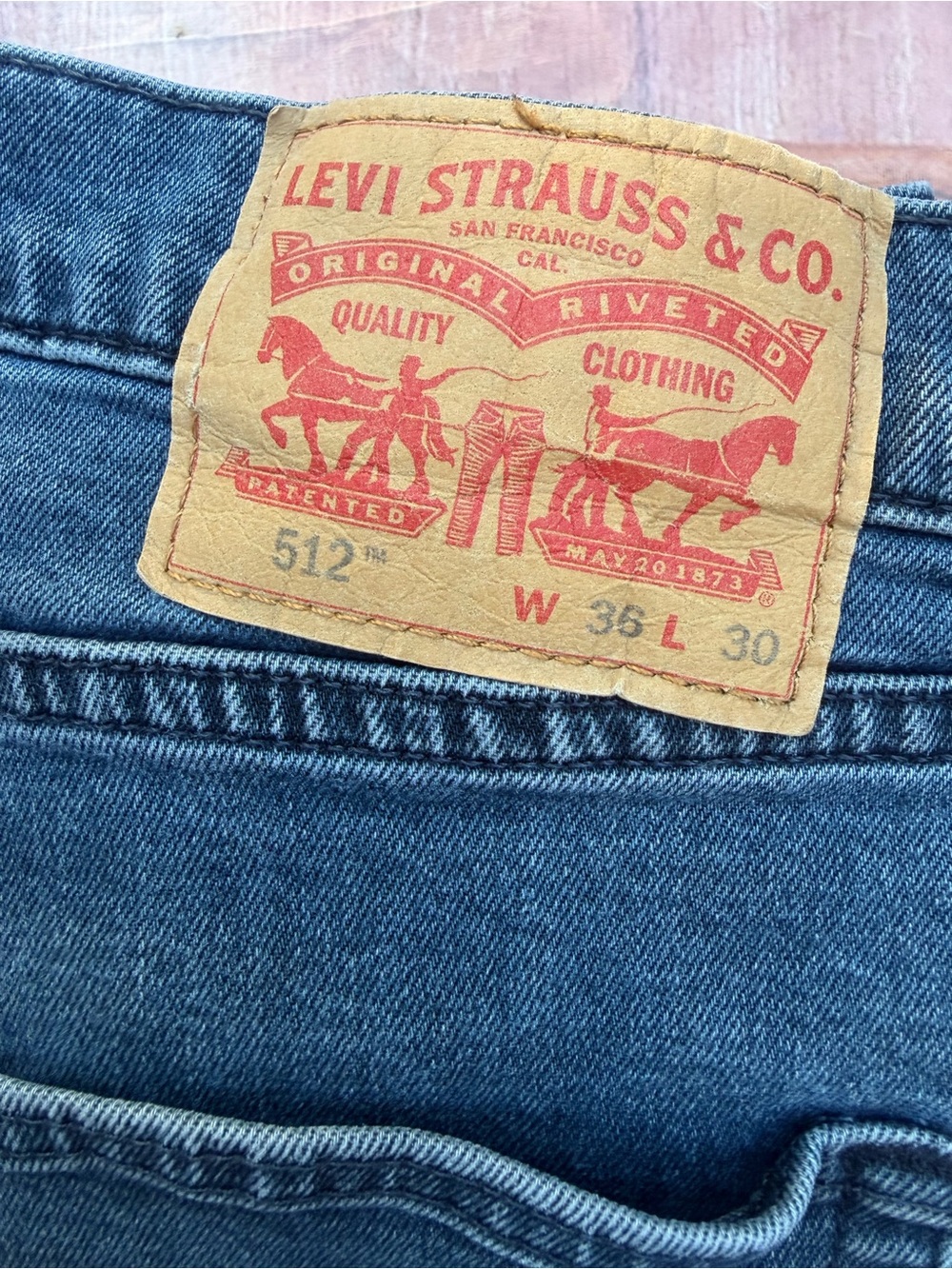 Levi's Men’s 512 Slim Taper Jeans - Denim Blue